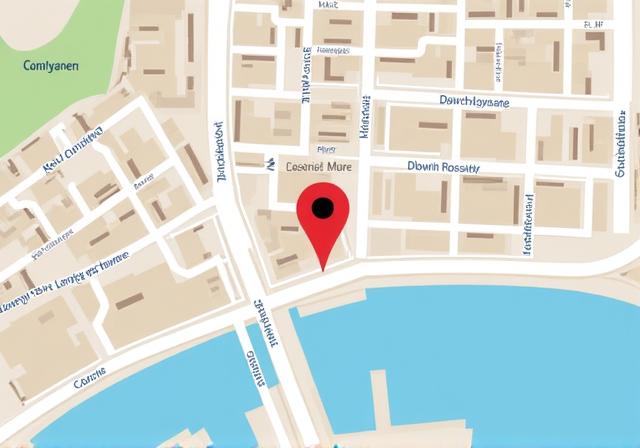 A map showing the location of Claddagh Conveyance in the Dublin Docklands.