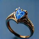 A Claddagh ring symbol.
